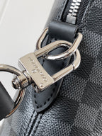 LV N48260 Porte-Documents Jour Briefcase Black Damier Ebene Canvas