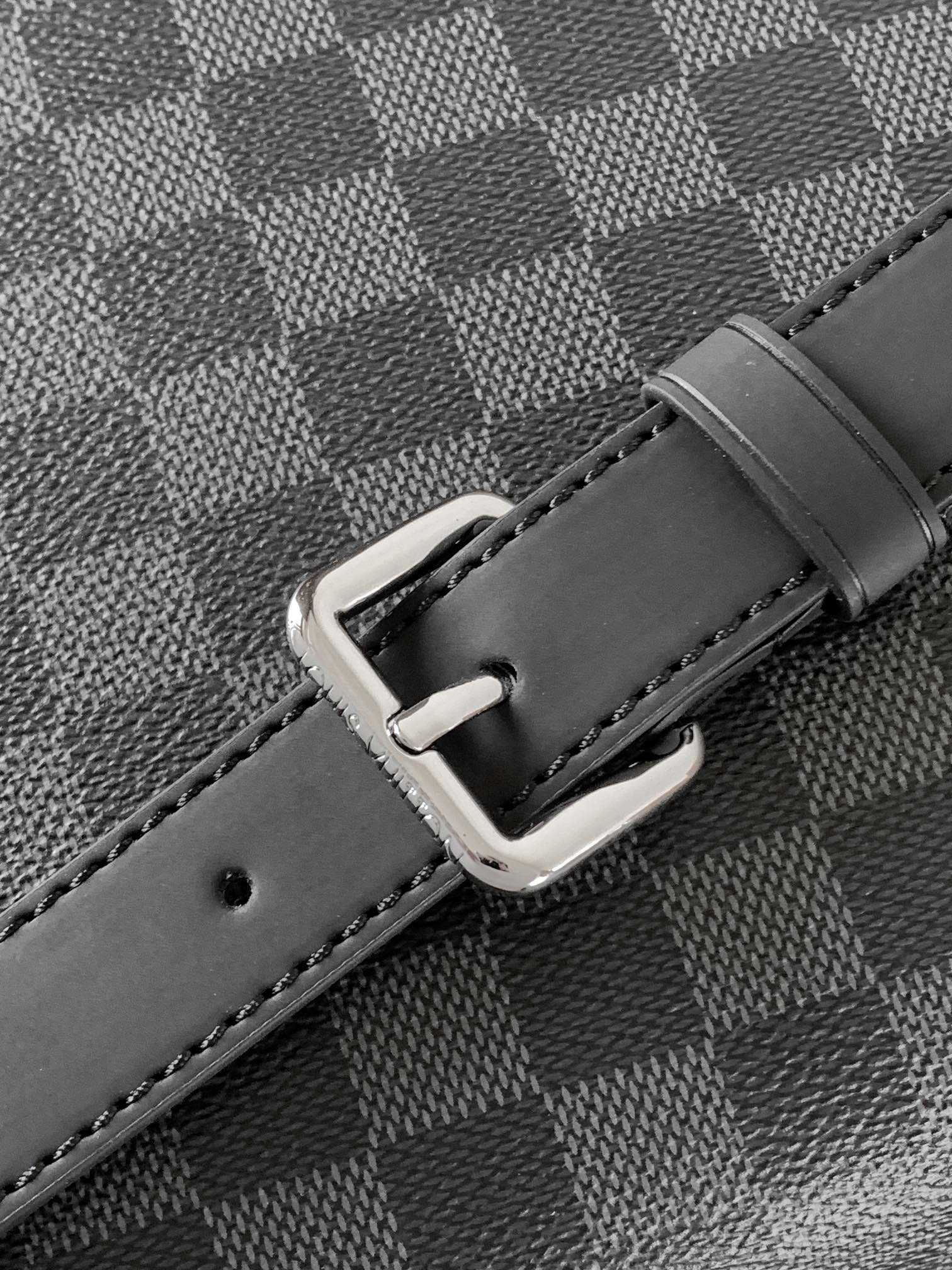 LV N48260 Porte-Documents Jour Briefcase Black Damier Ebene Canvas