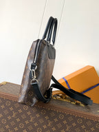 LV N54109 Porte-Documents Jour Briefcase Brown Monogram Canvas
