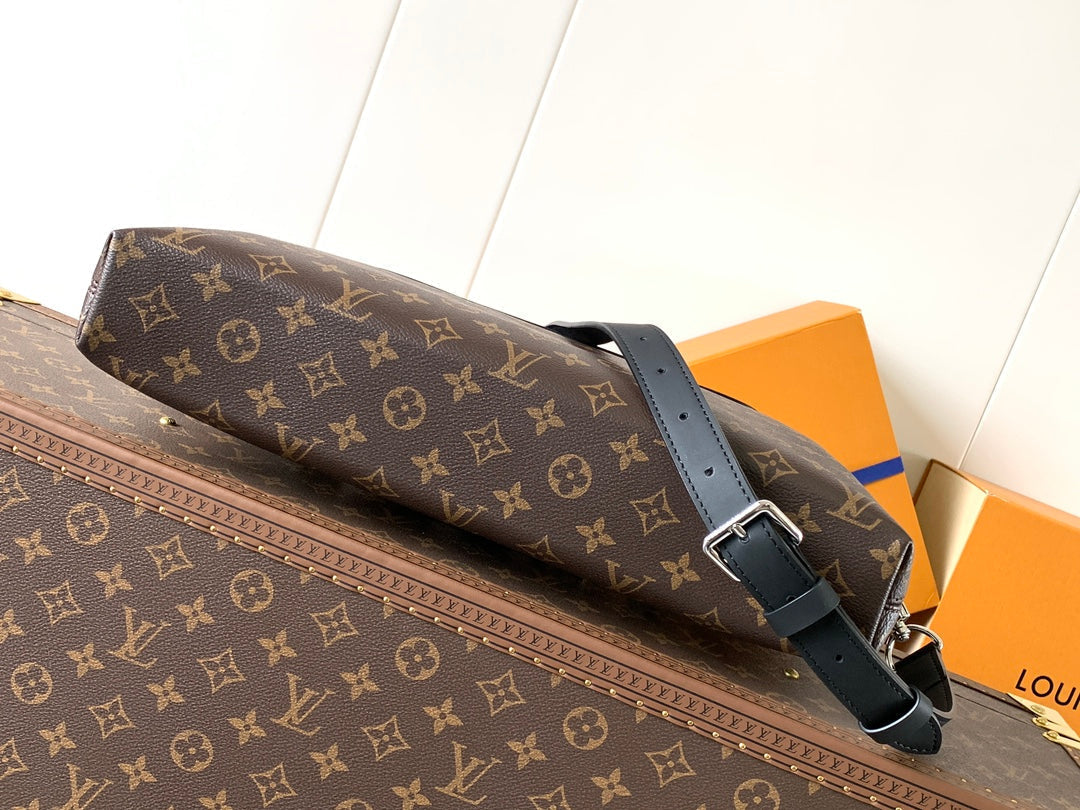 LV N54109 Porte-Documents Jour Briefcase Brown Monogram Canvas