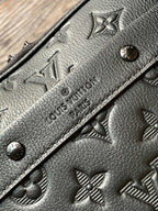 LV M46955 Alpha Messenger 24cm Monogram Embossed Shadow Cowhide