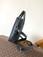 LV N40444 Porte-Documents Voyage NM Black Damier Infini Leather