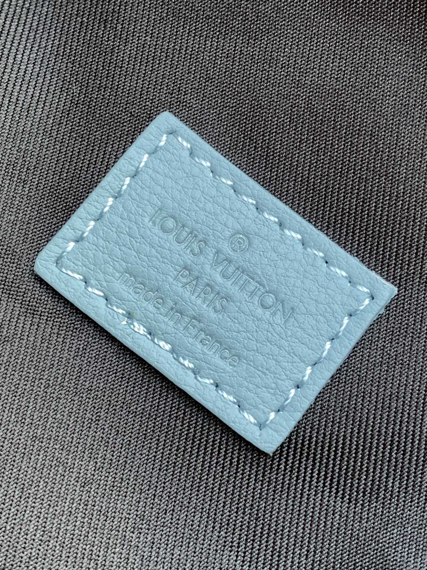 LV M14782 Rush Bumbag Light Blue Monogram Shadow Calfskin