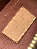 LV Keepall Bandoulière 25 Brown Boro Monogram Landscape canvas & Cowhide
