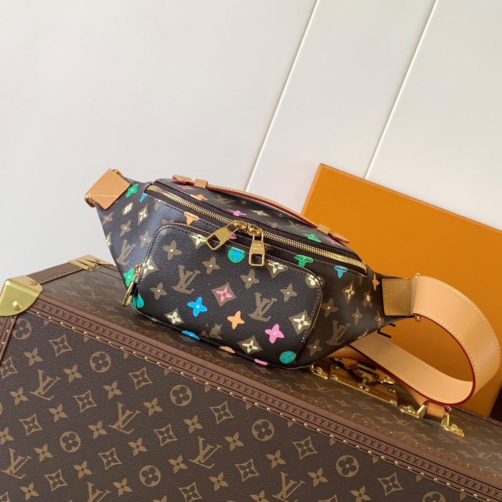 LV x Tyler M24858 Rush Bumbag Brown Monogram Canvas & Calfskin GHW