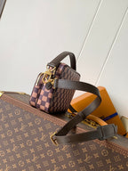 LV N40797 Nil Messenger Bag 25cm Damier Canvas & Leather Trim GHW