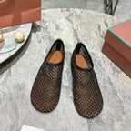 LP hollow knit ballet flats black 0rigin@l leather 379023