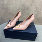 CD 26 High-Heeled 85 Pumps Light Pink Cowhide 594570