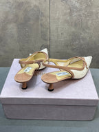 Jimmy 26 Amita Pump 45mm Beige Mesh 682975