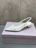Jimmy 26 Amita Pump 45mm White Mesh 682976