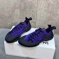 LOEW 26s Grip Sneaker Purple Suede Sheepskin 682760