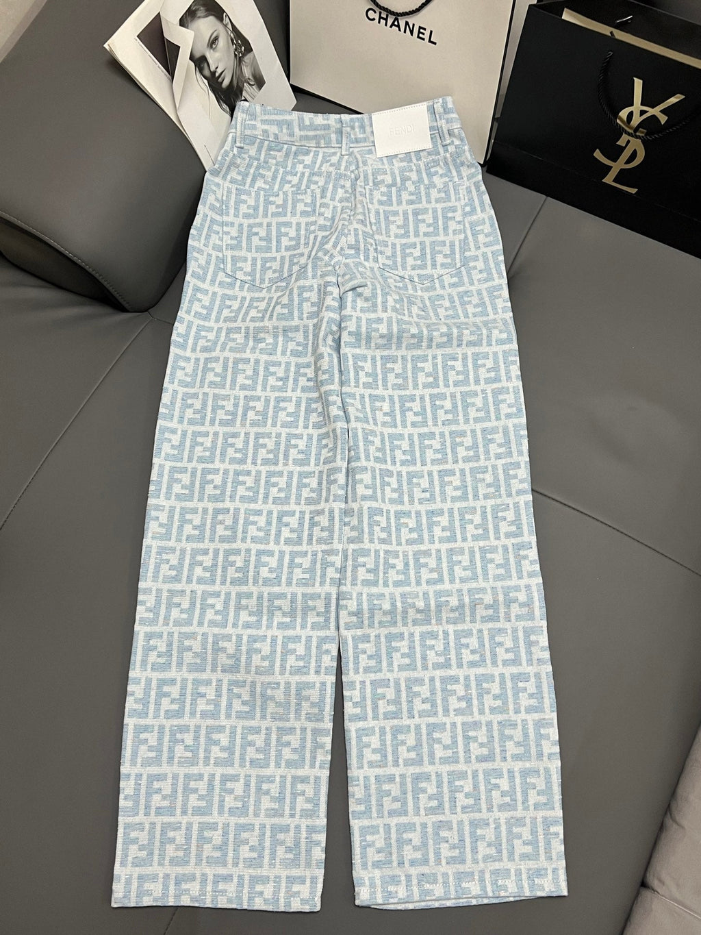 FF 25 Monogram Light Blue Jean