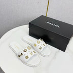 CC 26s Crystal Sandal White Sheepskin 639830