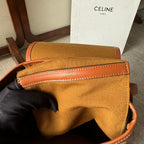 MEDIUM FOLCO BACKPACK 32 IN BLACK TRIOMPHE CANVAS