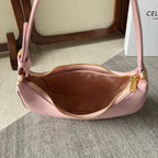 MEDIUM AVA TRIOMPHE BAG 23 IN LIGHT PINK SMOOTH CALFSKIN GOLD HARDWARE