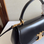 Celin Teen Lola 20 Black Calfskin