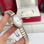 Baignoire 23mm Tow-Tone Pink Gold Double Row Diamond Bezel