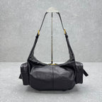 Dior 2025 Grand Tour Multipocket Bag 52cm Black Calfskin