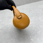 The Row 2025 Round 90's Bag Yellow Leather