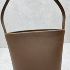 The Row 2025 N/S Park Tote Bag 34cm Brown Calfskin