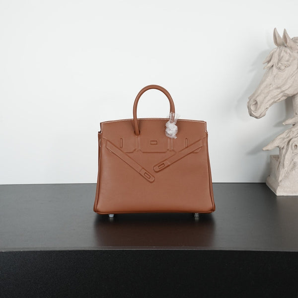 HM Birkin Shadow 25cm Camel Leather 284507