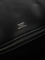 HM Birkin Shadow 25cm Black Leather 284509