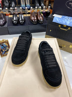 PRA TRAIL FADED BLACK SUEDE SNEAKERS