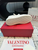 One Stud Xl Trainer In White Nappa Leather And Mesh Fabric 824990