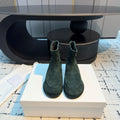 The Row Canal Ankle Boots 20mm Angry Ocean Suede 429311
