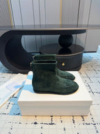 The Row Canal Ankle Boots 20mm Angry Ocean Suede 429311
