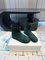 The Row Canal Ankle Boots 20mm Angry Ocean Suede 429311