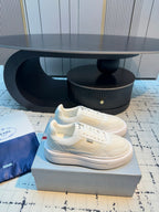 Prada 25s Platform Sneakers White Cowhide 538421