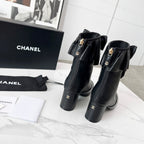 CC 25 latest low-top boots  black sheepskin 459455