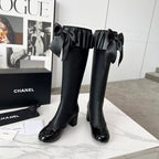 CC 25 high boots black sheepskin 459458