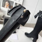 CC 25 high boots black sheepskin 459458