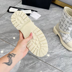 CC 25 ankle boots ivory tweed mix sheepskin 459499