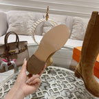 HM Horse 45mm Boot Brown Suede 478201