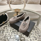 CC 25A Loafer Grey Sherpa Suede