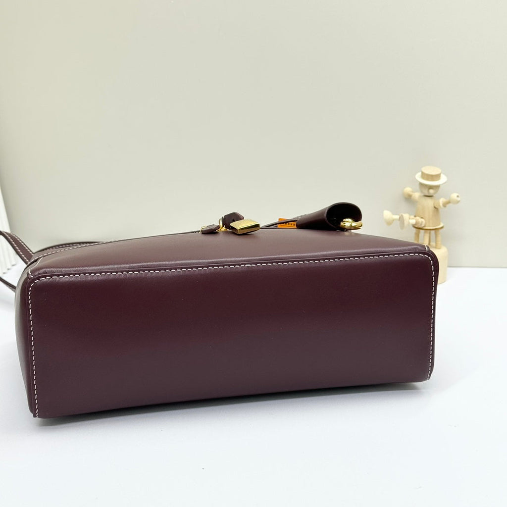 LP Extra Bag 27cm Burgundy Smooth Calfskin