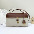 LP Extra Pouch L27 Caramel Calfskin Linen 231570