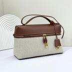 LP Extra Pouch L27 Caramel Calfskin Linen 231570