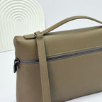 LP Extra Pouch Men's L29 Olive Green Cowhide 282256