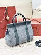 LP Loom L25 Blue-Green Cowhide Sheepskin 282196