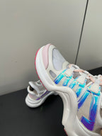 LV Archlight Sneaker 50mm White Mix Pink Fabric
