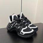 LV Archlight Sneaker 50mm Black Mix White Fabric