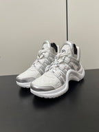 LV Archlight Sneaker 50mm White Mix Silver Monogram Cowhide