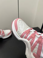 LV Archlight Sneaker 50mm White Mix Pink Monogram Cowhide