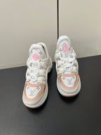 LV Archlight Sneaker 50mm White Mix Pastel Pink Monogram Jacquard Fabric