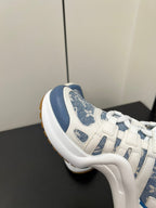 LV Archlight Sneaker 50mm White Mix Light Blue Monogram Jacquard Fabric