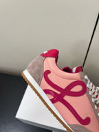 Loewe Ballet Runner 2.0 Sneaker Pink Nylon Sheepskin 210625